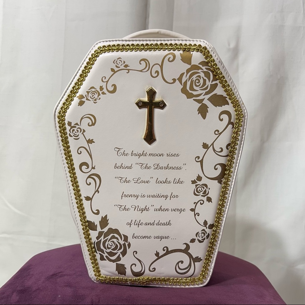 White Coffin Lolita Purse Handbag Shoulder bag Backpack